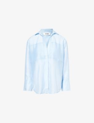 Geri Semi-Sheer Longline Shirt by 4TH & RECKLESS