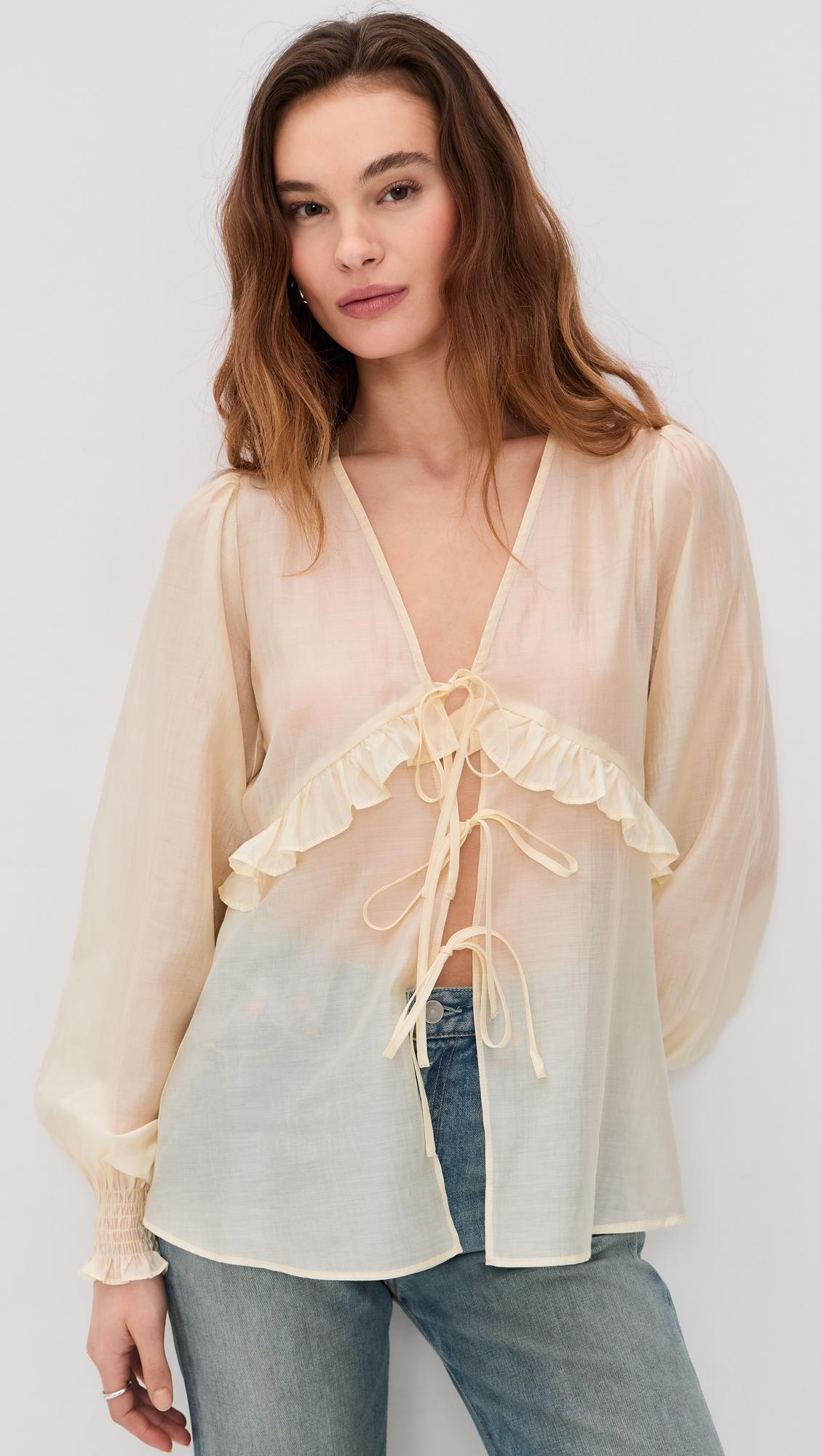Hattie Sheer Top by 4TH & RECKLESS