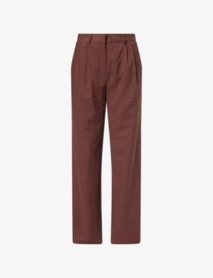 Lennie Tailored Cotton And Linen Blend Trousers by 4TH & RECKLESS
