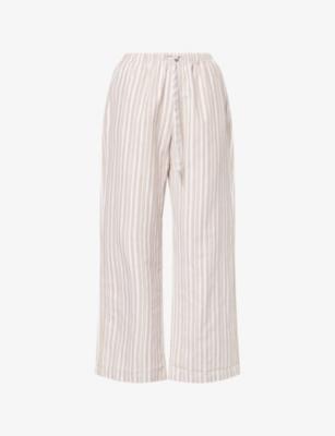 Louisa Striped Cotton-Blend Trousers by 4TH & RECKLESS