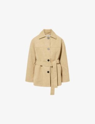Rowena Belted Faux-Leather Jacket by 4TH & RECKLESS