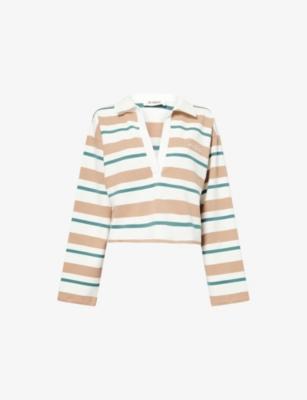 Sophie Rugby Stretch-Cotton Top by 4TH & RECKLESS