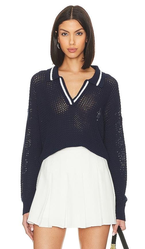 525 Cara Polo Pullover in Navy by 525