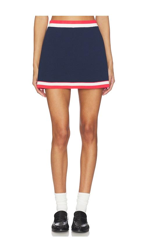 525 America Campbell A-line Mini Skort in Navy,Redy by 525 AMERICA