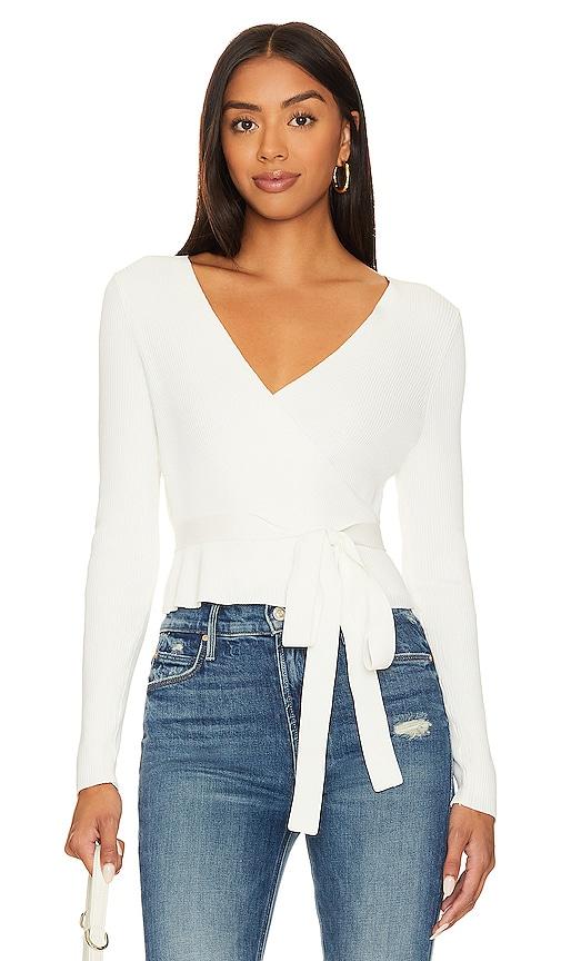 525 America Kira Top in Cream by 525 AMERICA