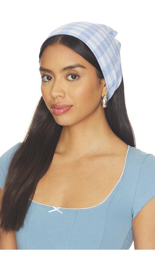 525 America Rio Gingham Hair Scarf in Lavender by 525 AMERICA