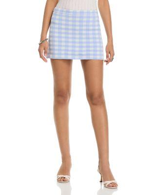 Gingham Skipper Mini Skort by 525 AMERICA