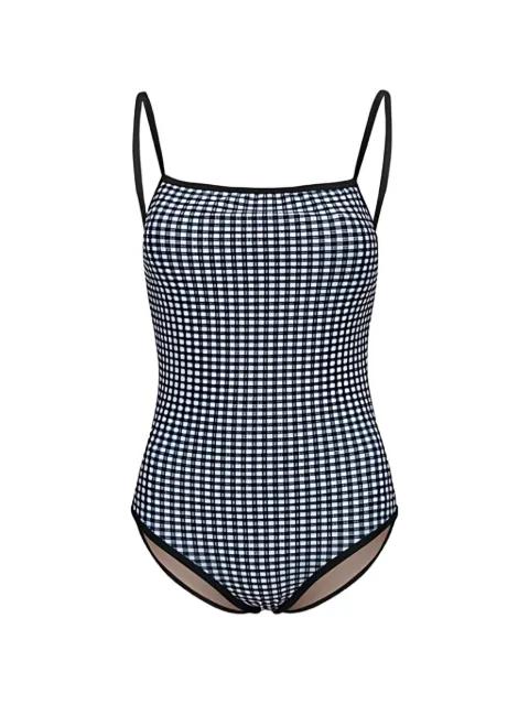 24 Melanie check-print swimsuit by 5PENING