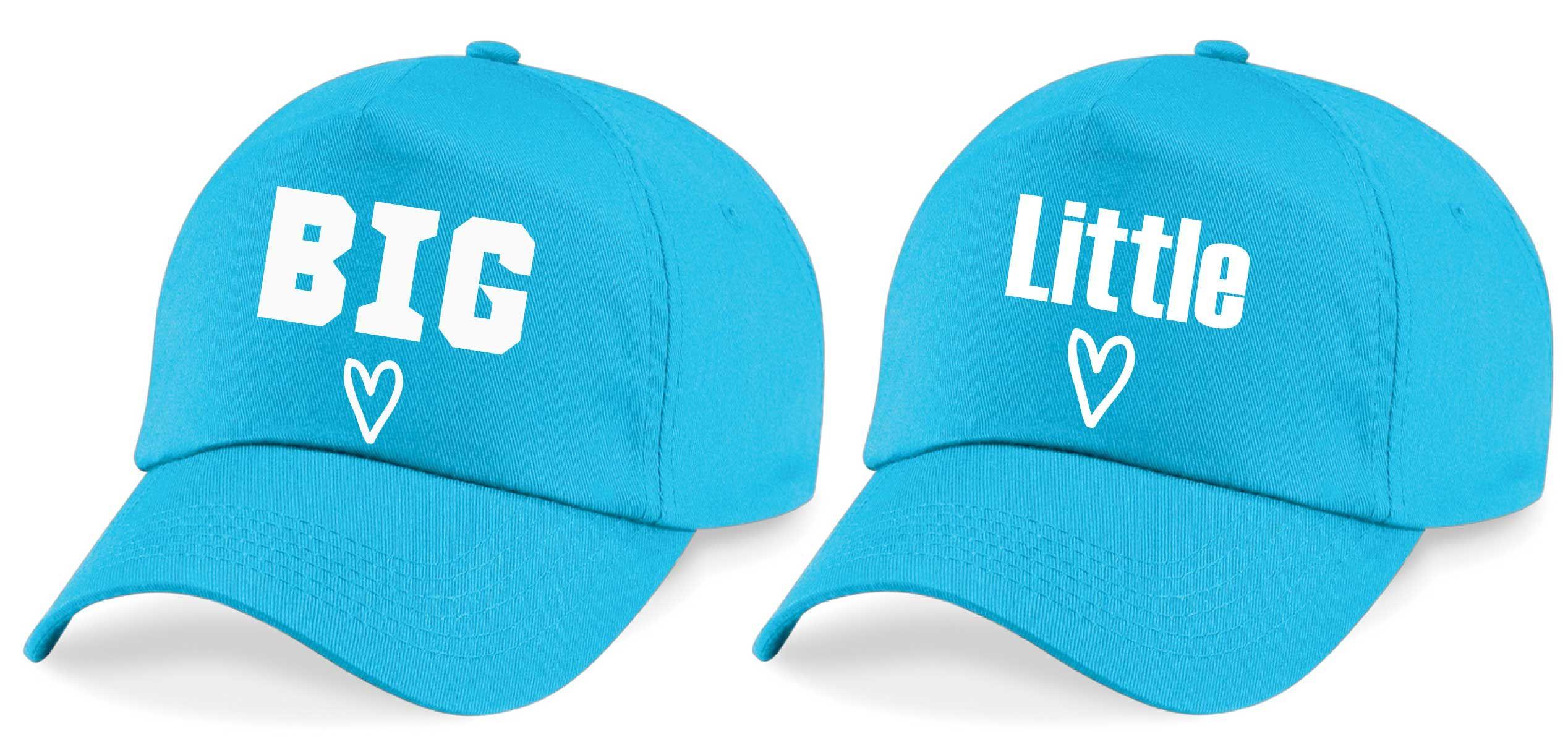Girls Big Little Heart Baseball Cap Set by 60 SECOND MAKEOVER