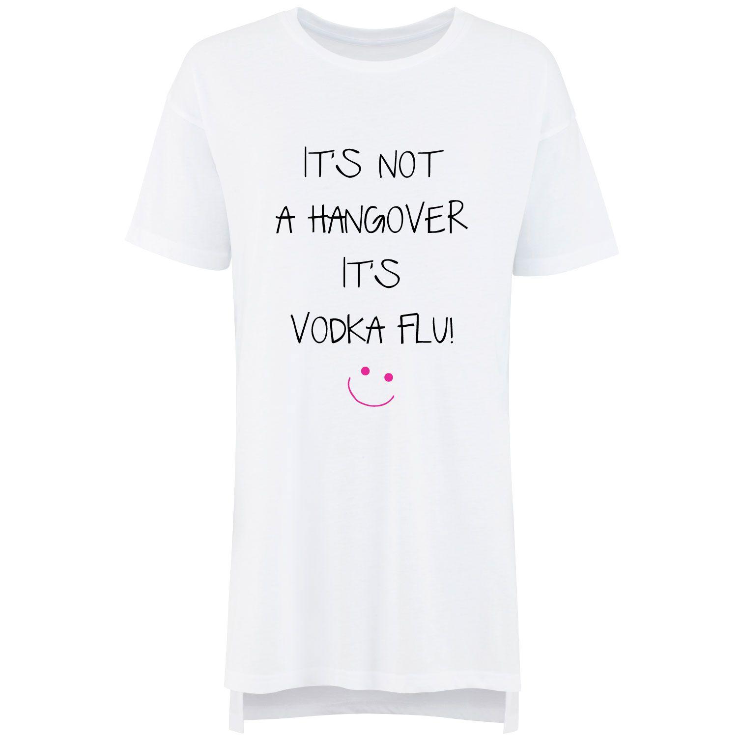Hangover Vodka Flu Ladies Nightie by 60 SECOND MAKEOVER