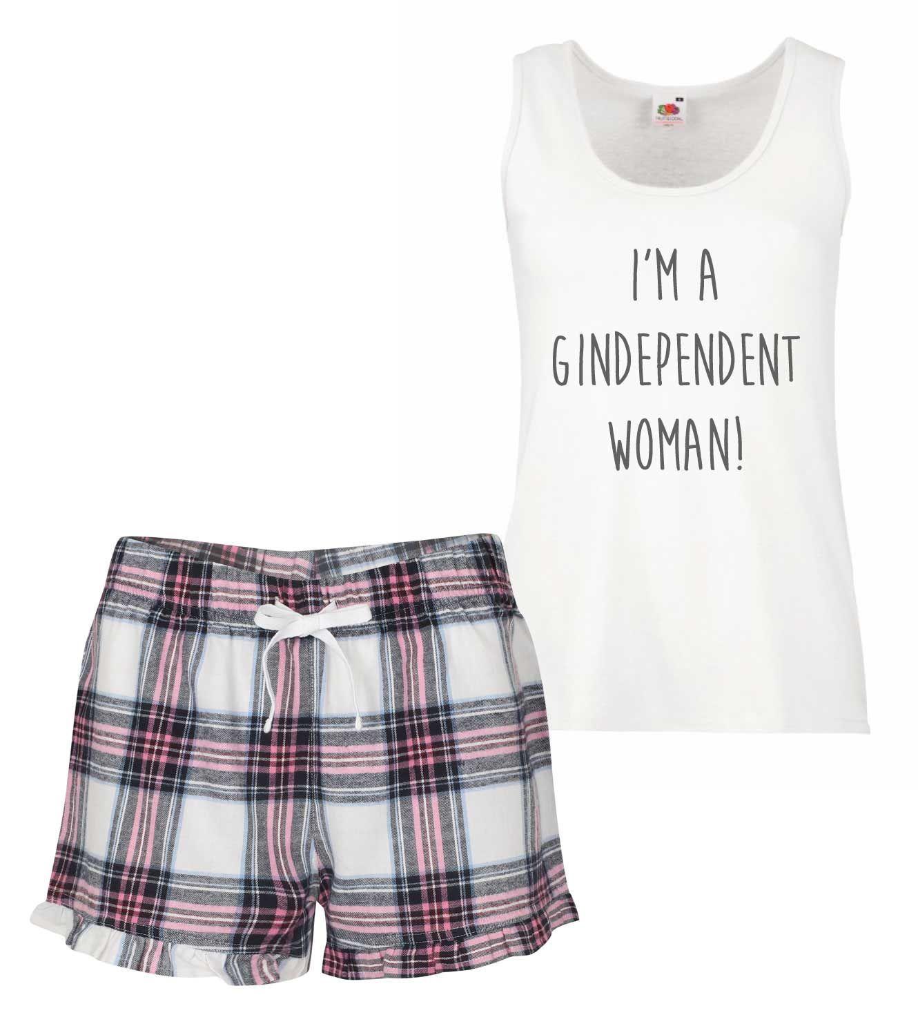 I'm A Gindependent Woman Pyjama Set by 60 SECOND MAKEOVER