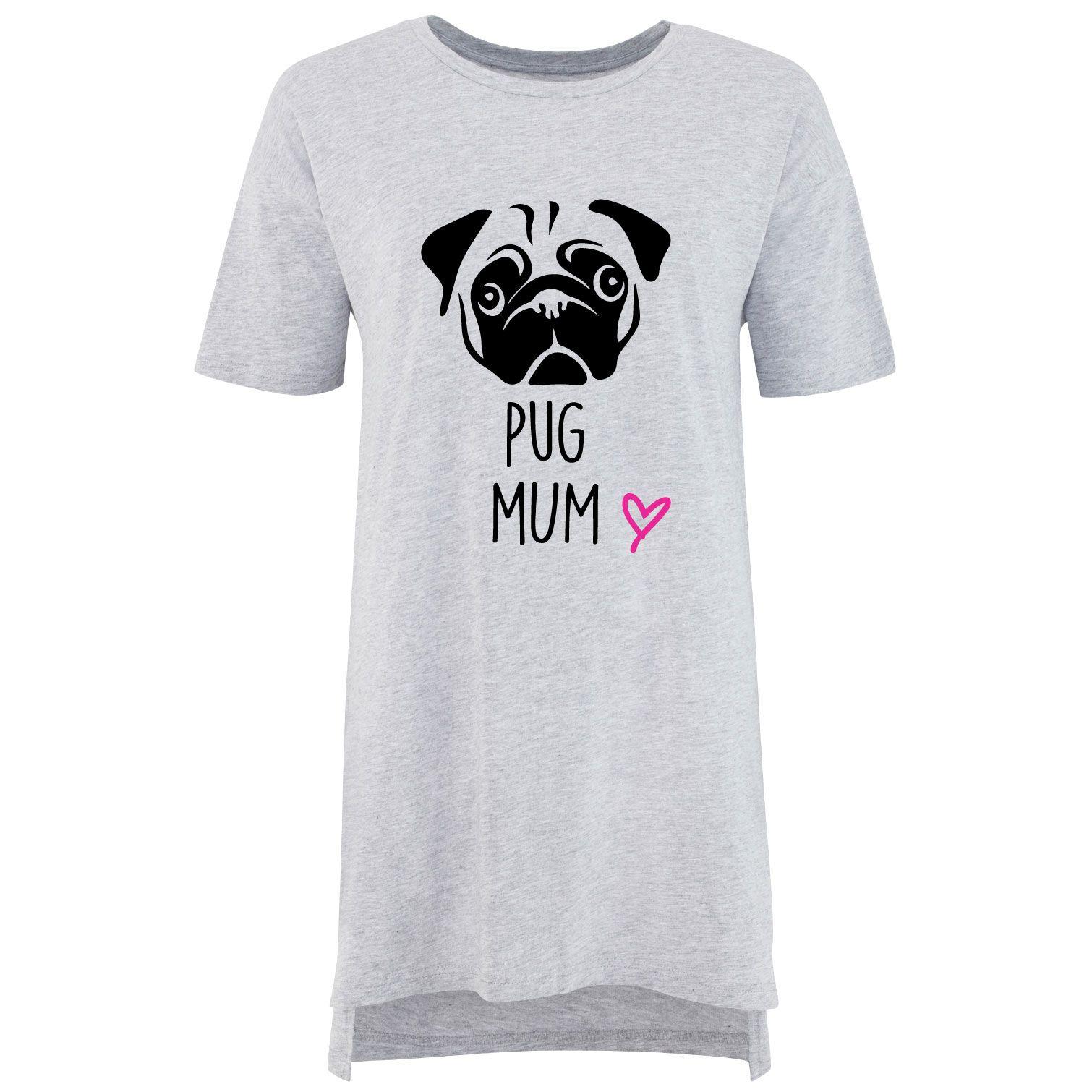 Pug Mum Ladies Nightie by 60 SECOND MAKEOVER