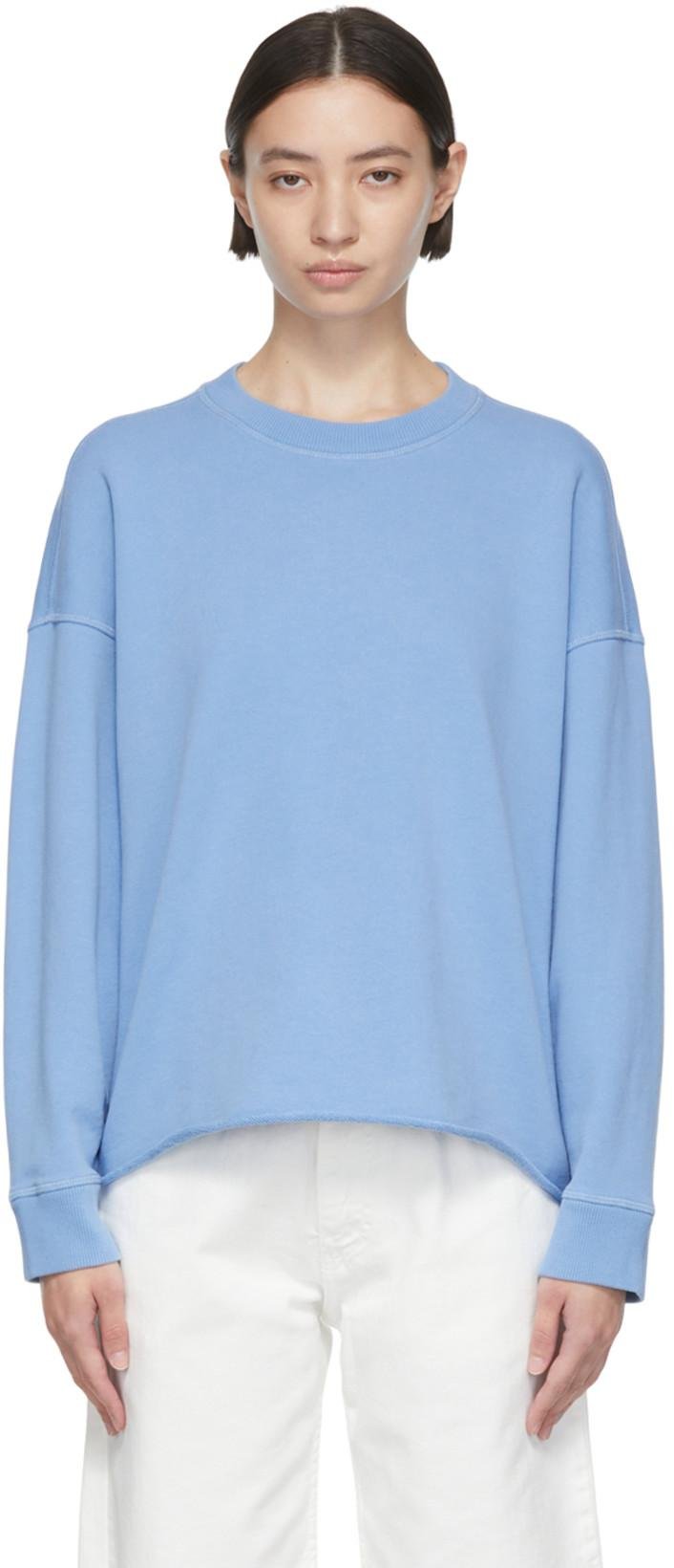 Blue Cotton Sweatshirt by 6397