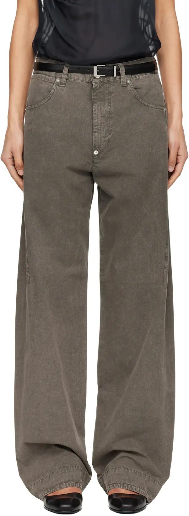 Gray Darted Jeans by 6397