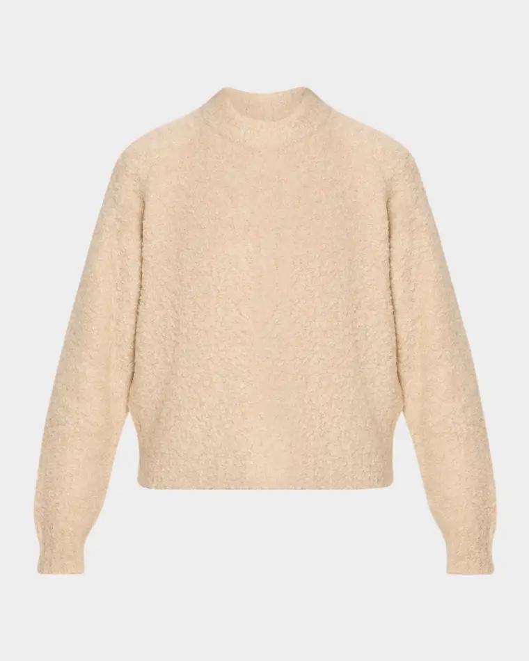 Mock-Neck Wool-Blend Sweater by 6397