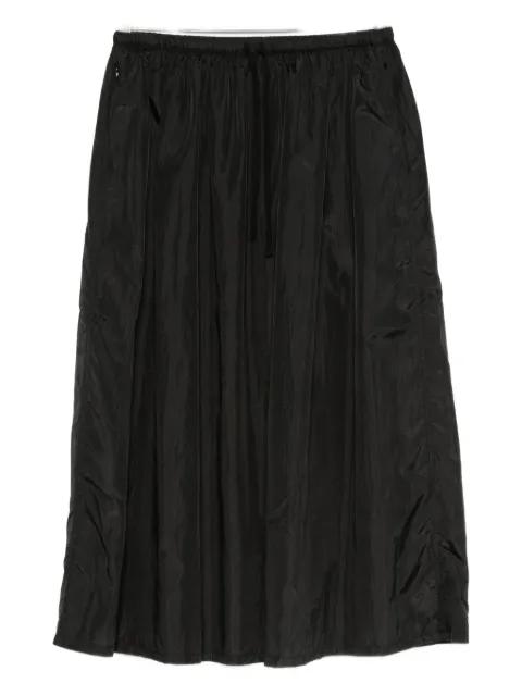 drawstring elastic-waist skirt by 6397