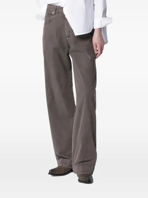 high-waisted wide-leg trousers by 6397