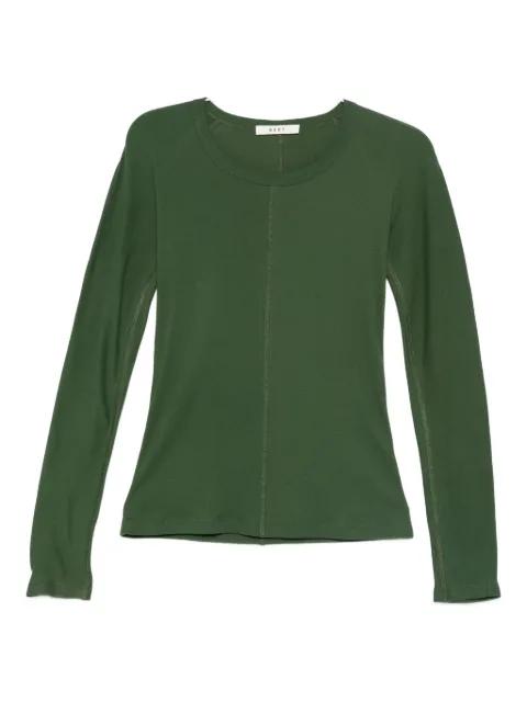 seam-detail T-shirt by 6397