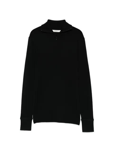 zip-up collar sweater by 6397