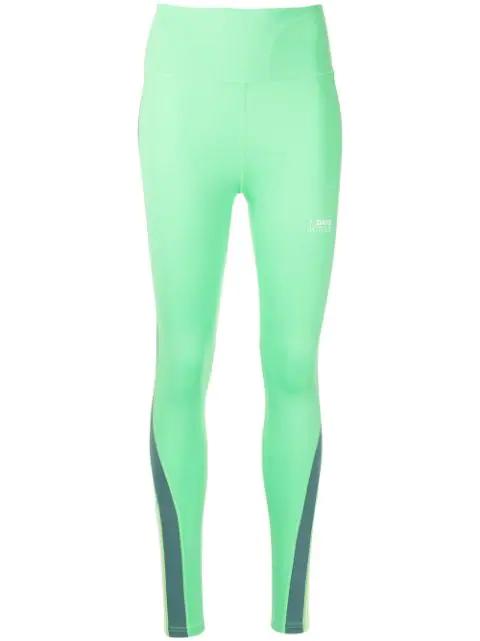 high-waisted colour-block leggings by 7 DAYS ACTIVE