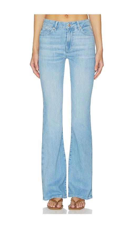 7 For All Mankind The Leggy Bootcut Jeans in Blue by 7 FOR ALL MANKIND