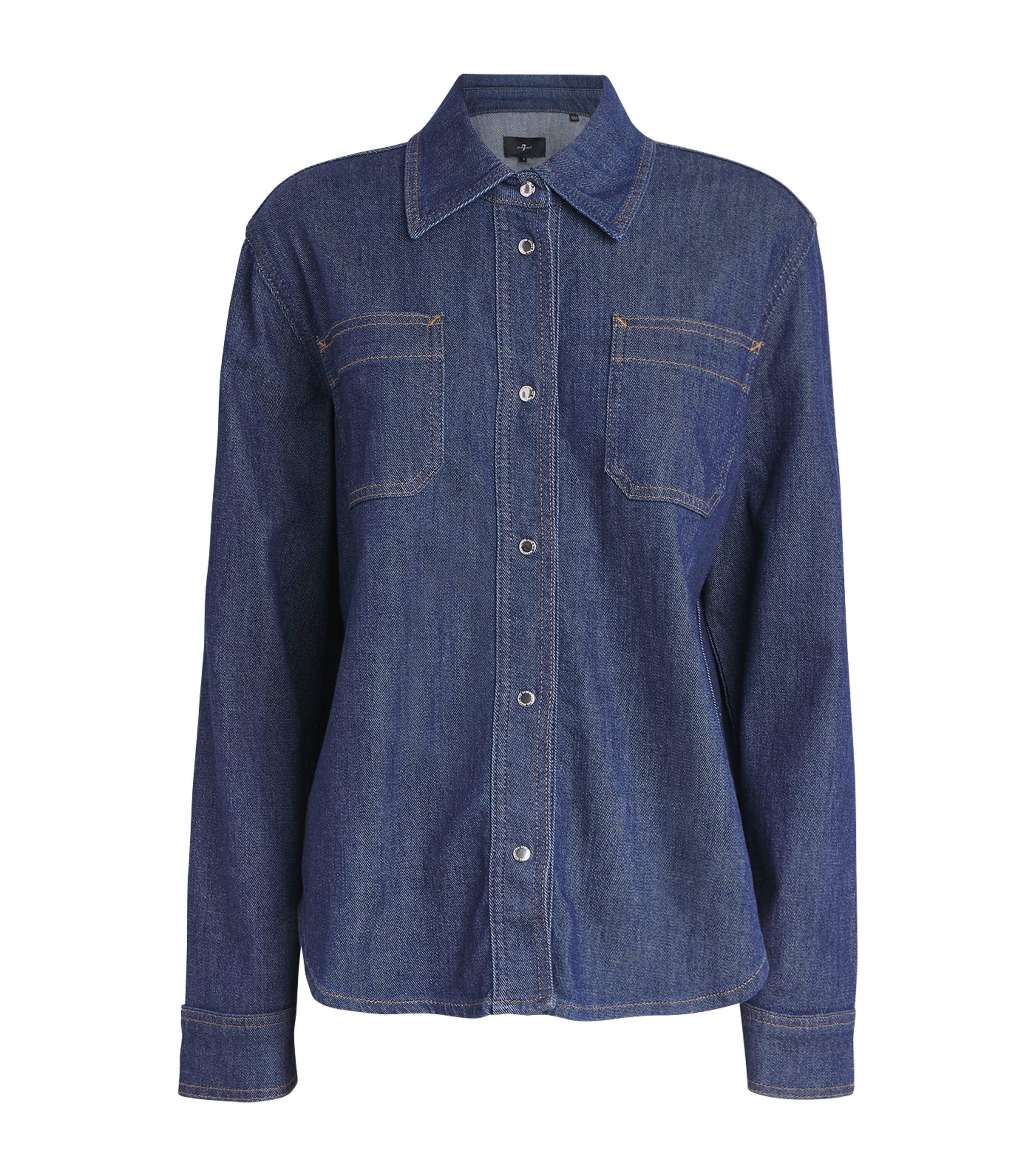 7 For All Mankind Utility Denim Shirt by 7 FOR ALL MANKIND