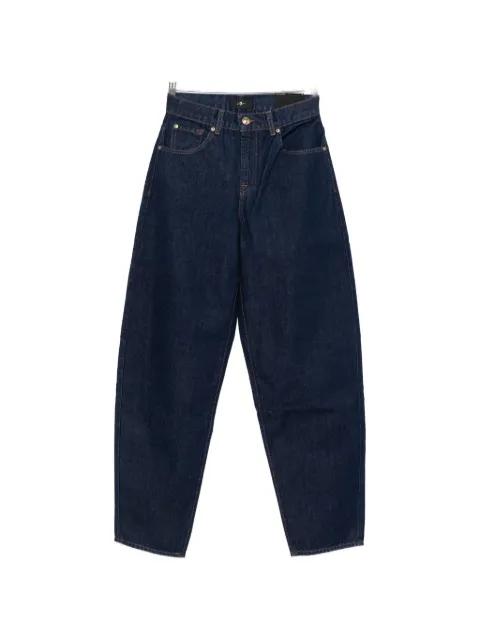 Bonnie Stacked denim jeans by 7 FOR ALL MANKIND