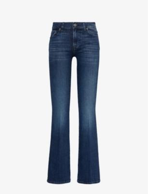 Bootcut Soho flared-leg mid-rise stretch-denim jeans by 7 FOR ALL MANKIND