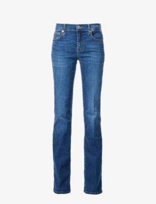 Bootcut mid-rise stretch-denim jeans by 7 FOR ALL MANKIND