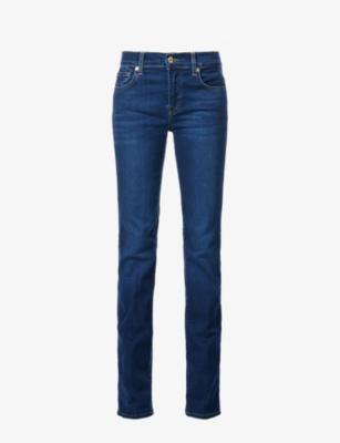 Bootcut mid-rise stretch-denim jeans by 7 FOR ALL MANKIND