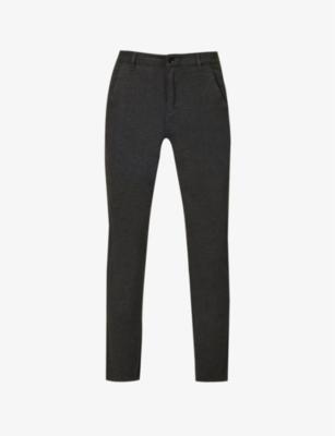 Brand-patch belt-loop regular-fit stretch-denim jeans by 7 FOR ALL MANKIND
