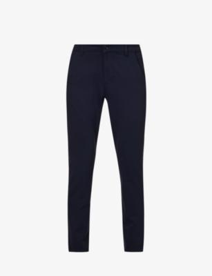 Brand-patch belt-loop regular-fit stretch-denim jeans by 7 FOR ALL MANKIND
