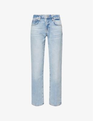 Calie Straight-Leg Low-Rise Denim Jeans by 7 FOR ALL MANKIND