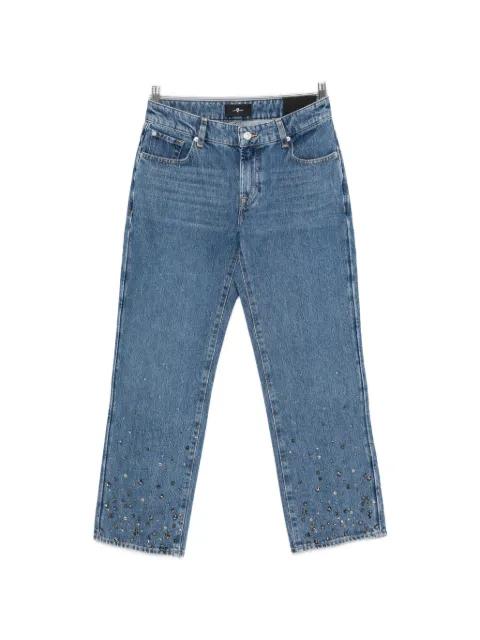 Calie embellished jeans by 7 FOR ALL MANKIND