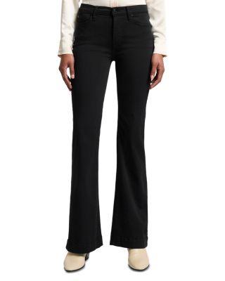 Dojo Tailorless Bootcut Jeans in Black by 7 FOR ALL MANKIND