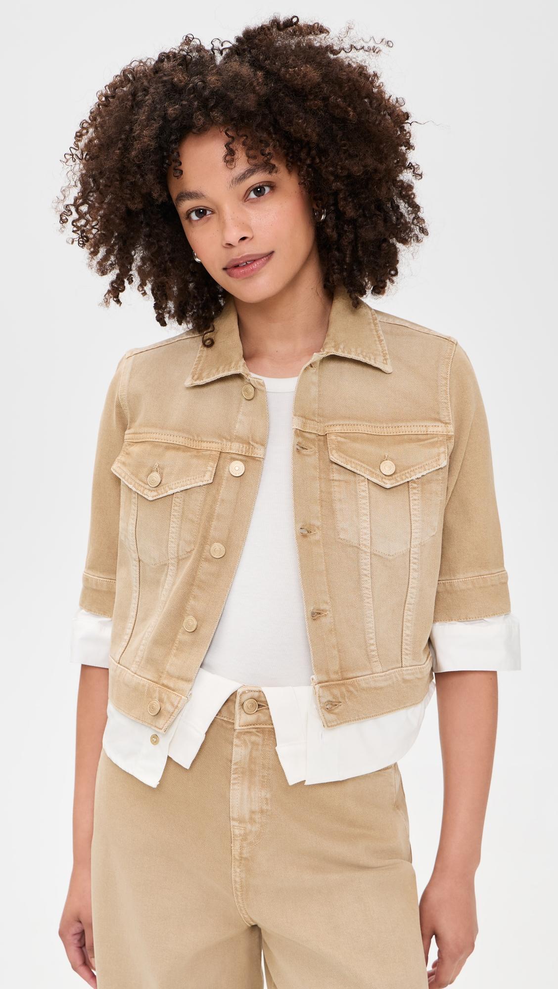 Double Layer Trucker Jacket by 7 FOR ALL MANKIND