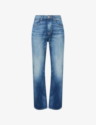 Easy Straight-Leg Stretch-Denim Jeans by 7 FOR ALL MANKIND