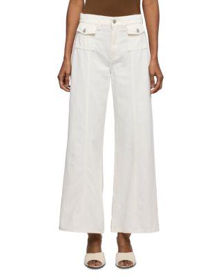 Lotta Ankle Wide Leg Jeans in Linen Ostuni by 7 FOR ALL MANKIND