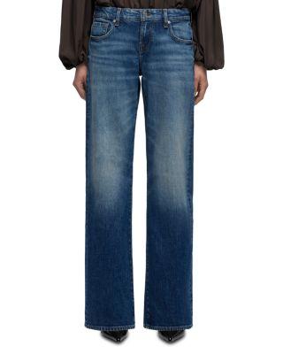 Low Rise Straight Jeans in Blue Core by 7 FOR ALL MANKIND