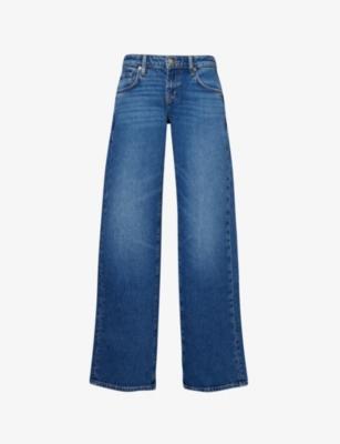 Low-Rise Straight-Leg Stretch-Denim Jeans by 7 FOR ALL MANKIND