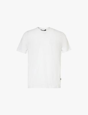 Luxe crew-neck regular-fit stretch-cotton T-shirt by 7 FOR ALL MANKIND