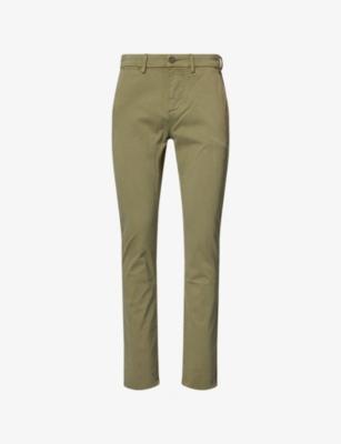 Mid-Rise Straight-Leg Cotton Chino Trousers by 7 FOR ALL MANKIND