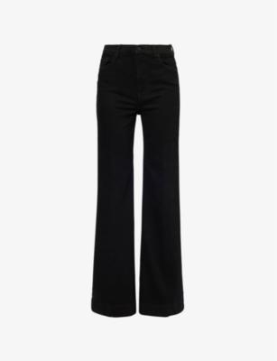 Modern Dojo flared-leg high-rise denim-blend jeans by 7 FOR ALL MANKIND