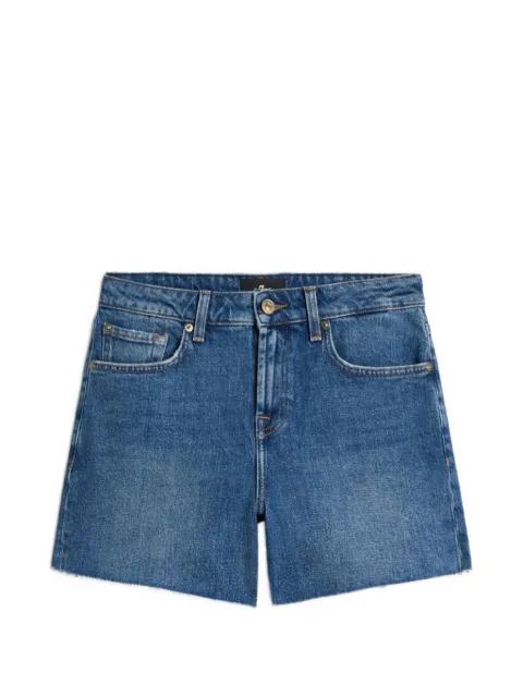 Monroe frayed shorts by 7 FOR ALL MANKIND