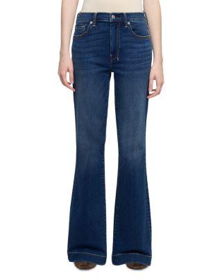 Petites The Leggy Bootcut Jeans in Moonwater by 7 FOR ALL MANKIND