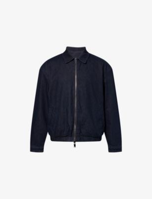 Reversible Denim Bomber Jacket by 7 FOR ALL MANKIND