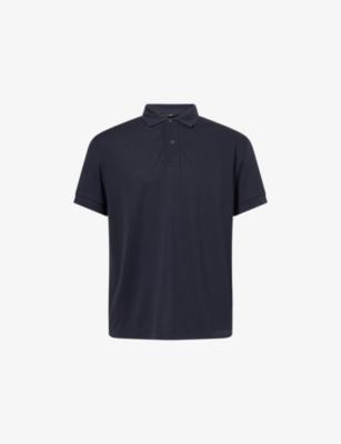 Short-Sleeve Cotton-Blend Polo Top by 7 FOR ALL MANKIND