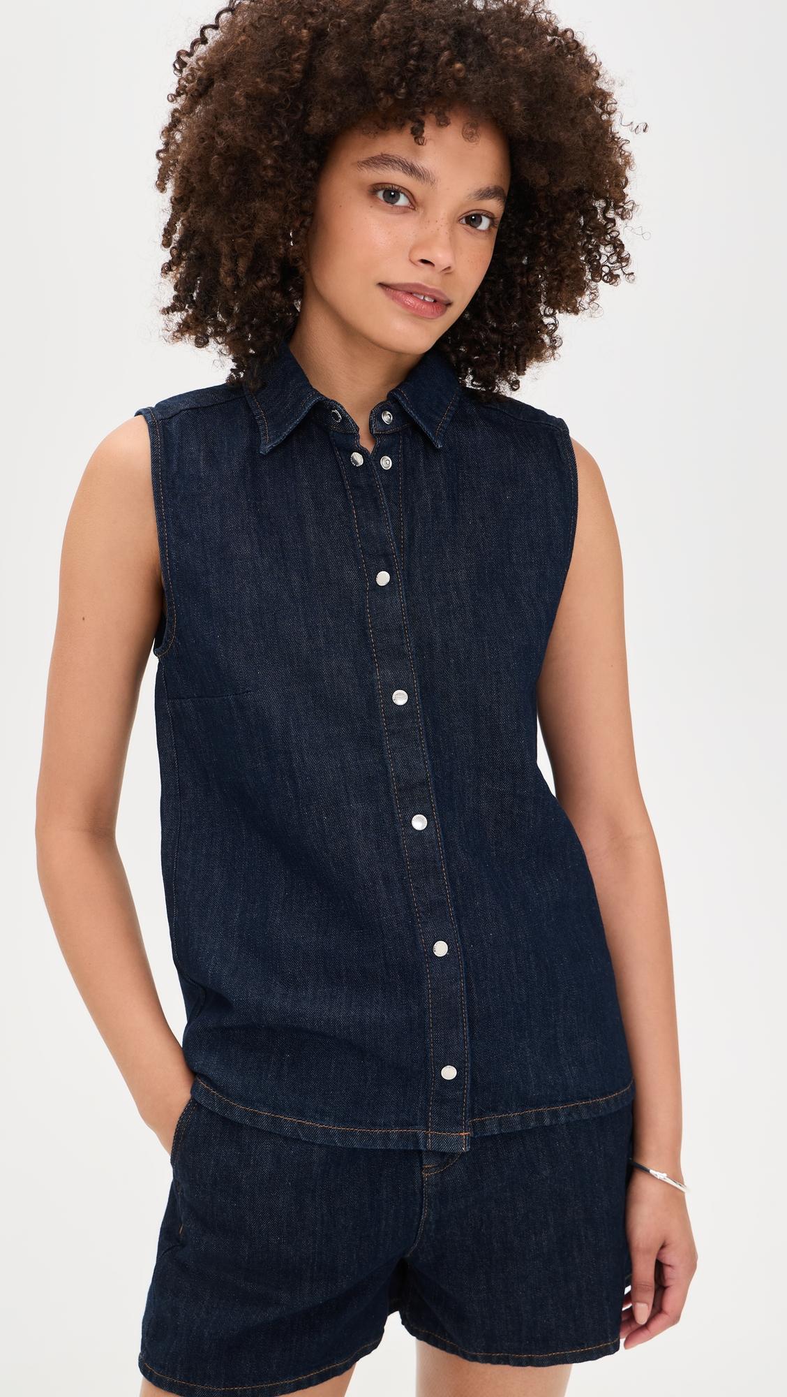 Sleeveless Shirt by 7 FOR ALL MANKIND