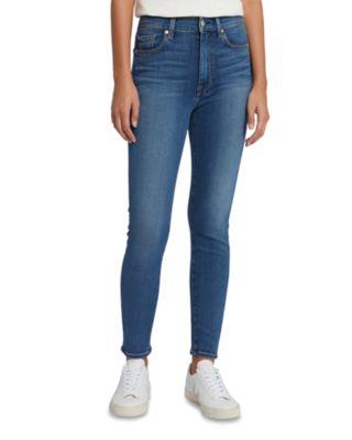 Slim Illusion High Rise Ankle Skinny Jeans in lovestory by 7 FOR ALL MANKIND