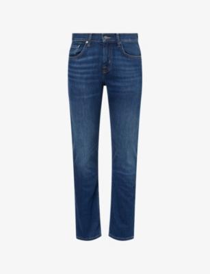 Slimmy Straight-Leg Denim Jeans by 7 FOR ALL MANKIND
